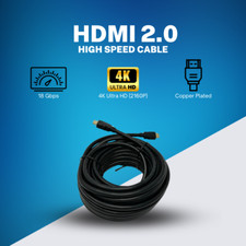 4K 2.0 HDMI Cable Ethernet 4K x 2K High Speed 3D HDTV - 12, 15, 20, 25, 35 Ft HDMI Kablo price
