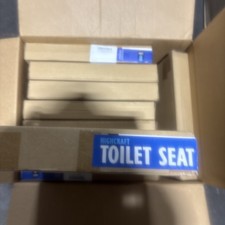 HIGHCRAFT Premium Elongated Toilet Seat with Adjustable Hinges - Molded Plastic Klozet Kapağı price