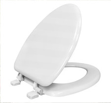 White Elongated Toilet Seat Durable Bathroom Replacement Easy Install Klozet Kapağı price