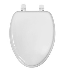 White Elongated Toilet Seat Durable Bathroom Replacement Easy Install Klozet Kapağı price