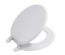 Mainstays Molded Wood Toilet Seat White Single Seat Klozet Kapağı price