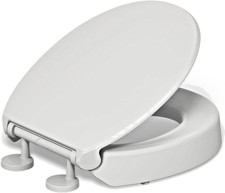 KOHLER Hyten Quiet Close ROUND Toilet Seat, Elevated 3 Inch Height, 25876-0, NEW Klozet Kapağı price
