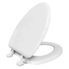 White Elongated Toilet Seat Durable Bathroom Replacement Easy Install Klozet Kapağı price