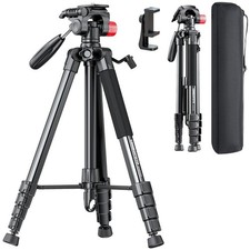 74"-Camera-Tripod, Porfessional Aluminum Heavy Duty Tripod Stand for Mirrorless Tripodlar price