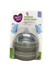 2-Pack PARENT’S CHOICE Simplyst Baby Bottle Nipple 6+ Months Fast Flow New Biberon Emziği price