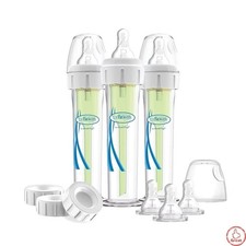 Dr. Brown's Accufeed Anti-Colic Baby Bottle with Preemie Nipple - 60cc - 3pk Biberon Emziği price