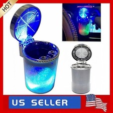 Car Ashtrays LED Light Multi-Function Portable Ashtray Colorful with Air Vent US Küllük price