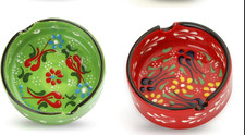 Ashtrays for Smokers Indoor - Handmade & Hand-Paint Vintage Ash Tray - Retro Ash Küllük price