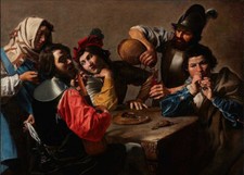 stunning oil painting handpainted on canvas-a party Yağlı Boya Tablo price