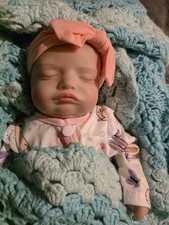 Reborn Baby Doll Newborn 17" Girl W/ Bottle, Diaper, Hospital Band Life Like (W3 Bebek Hastane Çıkışı price