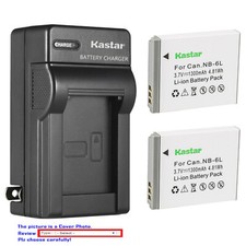 Kastar Battery Wall Charger for Canon NB-6L 6LH CB-2LY Canon PowerShot SD1300 IS Digital Camera Batteries price