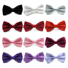 Bowtie Mens Adjustable Formal Wedding Party Necktie Bow Tie Solid Color Tuxedo Papyon price