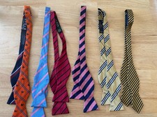 LOT OF 6 Brooks Brothers, Ralph Lauren Bow Ties Papyon price