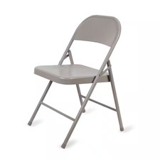 Steel Folding Chair-Beige Standart Sandalye price