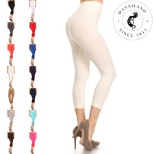 Womens Capri Pants Soft Stretch 3/4 Length Cropped Spandex Fitness Yoga Pants Kadın Capri / Kapri price