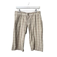 Patagonia Capri Pants Womens 8 Plaid Cropped Kadın Capri / Kapri price
