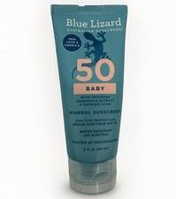 BLUE LIZARD Baby Mineral Sunscreen with Zinc Oxide, SPF 50+, Water Resistant, UV Bebek Güneş Kremi price