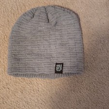 Gray Knit Beanie Hat One Size Unisex Adults Solid Winter Casual Erkek Beresi price