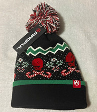 Magpul Christmas Fair Isle Skull Pom-Pom Beanie Hat Black Green Red One Size Erkek Beresi price
