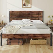 Queen Bed Frame with Headboard and Footboard, with under Bed Storage, All-Metal Yatak Başlığı price
