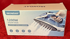 Steam Iron, 1200W, Non-Stick Ceramic Soleplate, 7.03Oz Water Tank SL-2066 Ütüler price