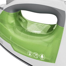 BLACK+DECKER Easy Steam Compact Iron TrueGlide Nonstick Soleplate Green Ütüler price
