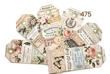 Vintage inspired collage strips for paper crafts Elişi Kağıdı price