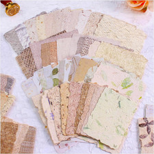 84 Sheets Textured Scrapbook Paper 3D Embossed Deckled Edge Craft Paper Set Elişi Kağıdı price