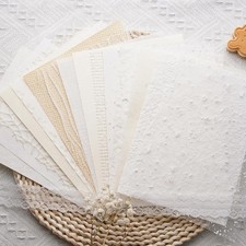 Lewuwopoing 15Pcs Handmade Scrapbook Art Paper Craft Textured Paper Colorful A5 Elişi Kağıdı price