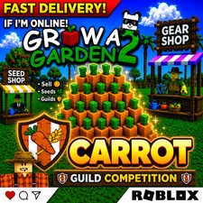 🪴Grow a Garden 2 | Carrot Seed | GUILD COMPETITION | GAG2 Fast & Easy Dijital Oyunlar price