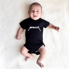 Metallica Infant Bodysuit Shirt Set Outfit Bebek Zıbın Seti price
