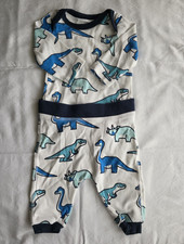 M + A Monica + Andy Newborn 2pc Dinosaur Cotton Top Pants Long Sleeve Bodysuit Bebek Zıbın Seti price