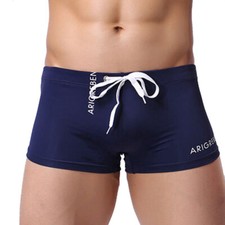 Men Summer Swim Shorts Swimwear Swimming Trunks Underwear Boxer Briefs Pants Erkek Plaj Giyimi price