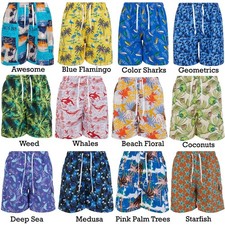 Mens Swim Trunks, Cargo Swimming Short Swimwear Bathing Suit Summer Beach Prints Erkek Plaj Giyimi price