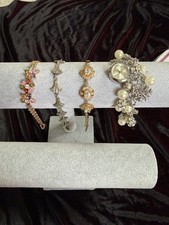 Vintage Women’s Fashion Bracelet Rhinestone Pearl Gold Tone Silver Tone Jewelry Bijuteri Bilezik price