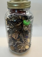 Mystery Jewelry Jar #13. Wearable Costume Necklace, Bracelet, and Earrings. Bijuteri Bilezik price
