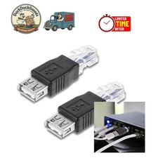 Versatile Ethernet to USB Adapter - Ideal for Camera, Printer, and More, 2 PCS Computer Converters and Adapters price