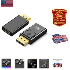 4K HDMI-Compatible Adapter Converter - DisplayPort to HDMI, Perfect for PCs Computer Converters and Adapters price