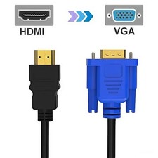 6FT HDMI Male to VGA Male Converter Adapter 1080P Cable for PC Monitor HDTV Roku Computer Converters and Adapters price