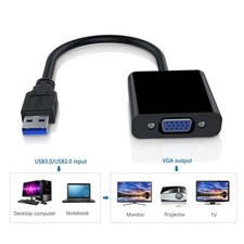 USB 3.0 to VGA Adapter External Graphic Card Video Converter Cable For Laptop PC Computer Converters and Adapters price