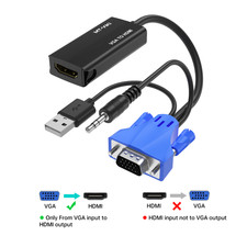 MT-VIKI VGA+AUDIO to HDMI Adapter 1920*1080 60Hz HD Converter For HDTV PC Laptop Computer Converters and Adapters price