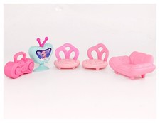 Fixed Set LPS Accessories Bag Sofa TV Chair Radio For Little Pet Toy Kid Gift TV Aksesuarları price