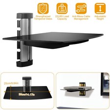 1,2 Floating Shelves Large Wall Mount Tempered Glass TV Accessories DVD Player TV Aksesuarları price
