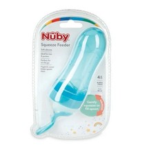 Nûby Squeeze Feeder Baby Spoon. New In Packaging, Blue. For She’s 4 Months Plus Mama Kaşığı price