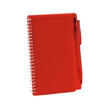 Red Spiral Notebook & Pen Set, Stationery, 1 Piece Spiralli Defter price