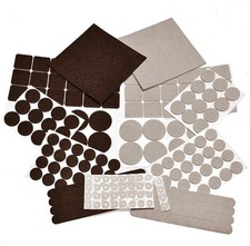 165 Piece Two Colors - Variety Size Furniture Felt Pads. Self Adhesive Pads with Mobilya Aksesuarları price
