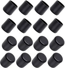 32Pcs 3/4 Anti-Slip Table Chair Leg Tips PVC Rubber Caps Floor Protectors - Blac Mobilya Aksesuarları price