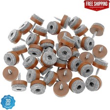 40pcs Furniture Glide,Screw On Felt Pad Slider Floor Protector For Wooden Leg Mobilya Aksesuarları price