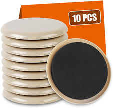 10PCS 3 1/2" Furniture Sliders – Ideal for Hardwood Floors & Carpet Use Mobilya Aksesuarları price