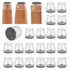 24pcs Silicone Chair Leg Floor Protectors Chair Caps Cover From Scratches &Noise Mobilya Aksesuarları price